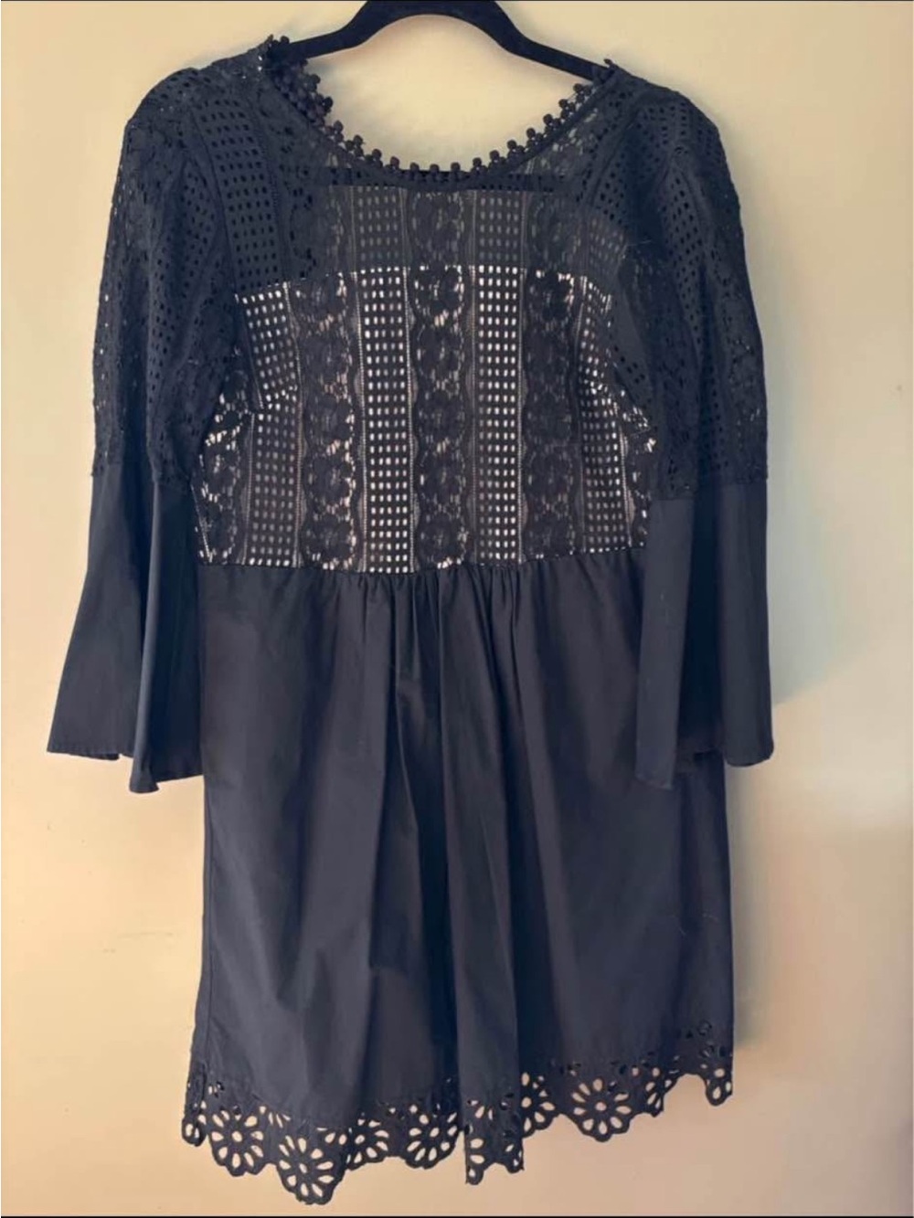 HD in Paris Black Lace & Eyelet Dress